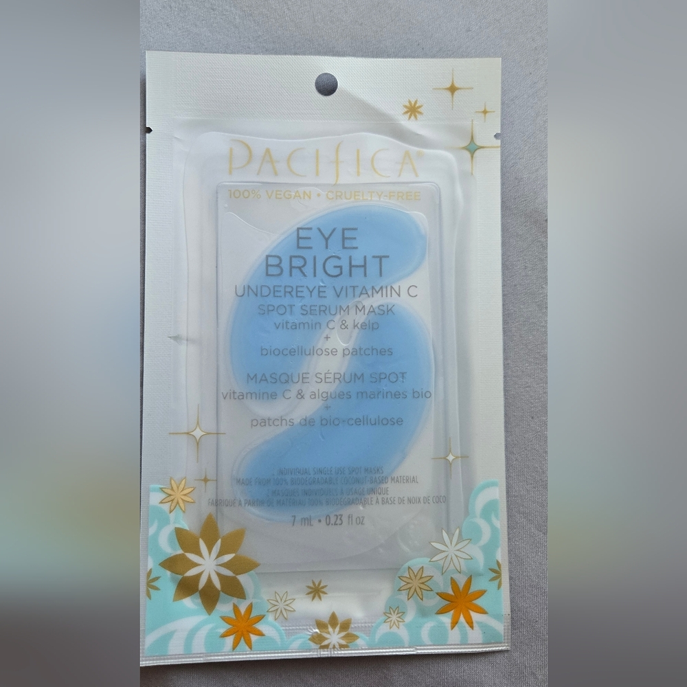 PACIFICA EYE BRIGHT, UNDER EYE VITAMIN C SPOT SERUM MASK